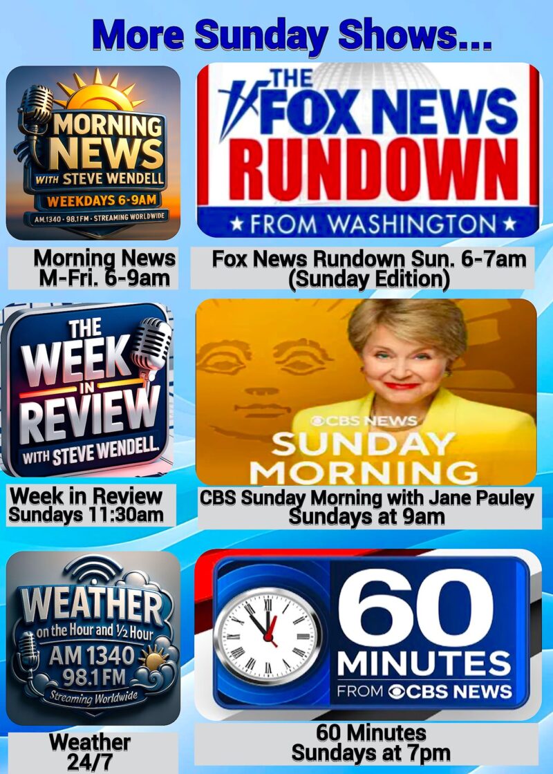 More Sunday Shows on WGAW