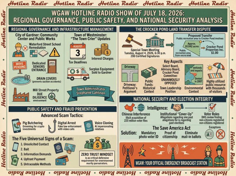 WGAW Hotline Radio infographic 7-18-26